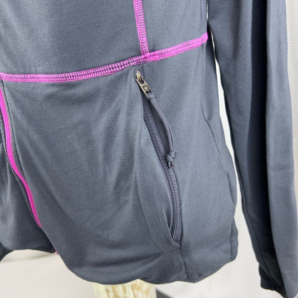 Columbia Womens Full Zip Hooded Long Sleeve Jacket Pockets Gray Size XSmall - Picture 9 of 11